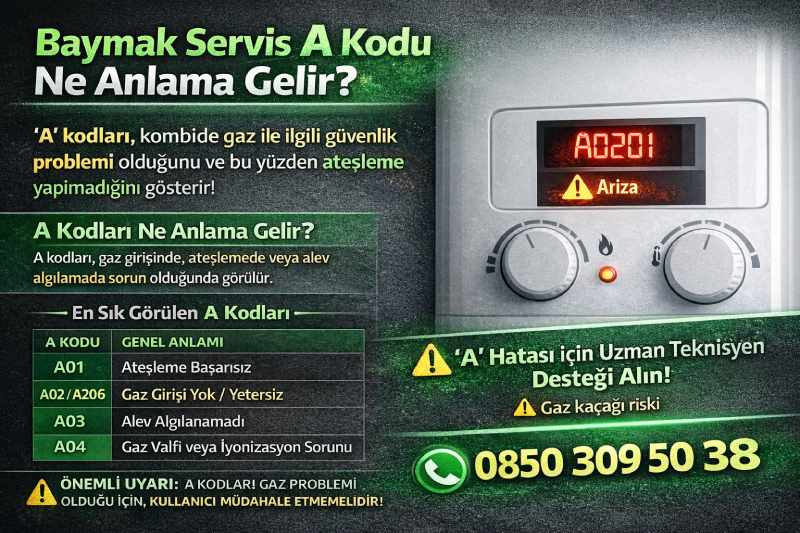 Baymak servis A kodu