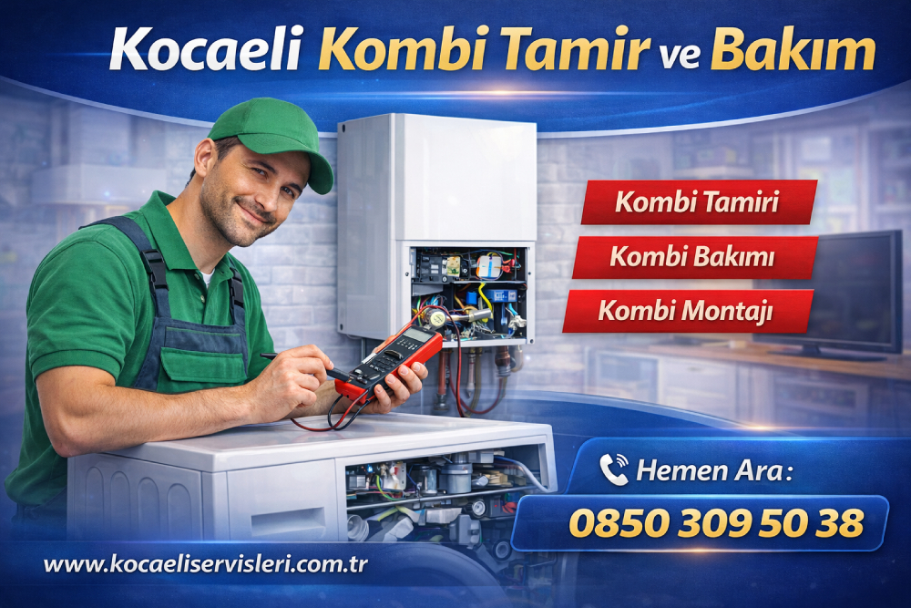 Kocaeli kombi tamir ve bakım hizmeti, teknisyen kombi arızası onarımı ve periyodik bakım işlemi yaparken